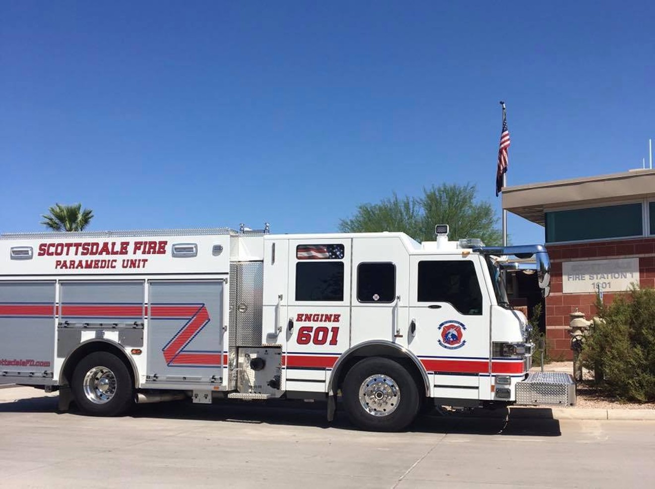A Scottsdale Fire Department truck