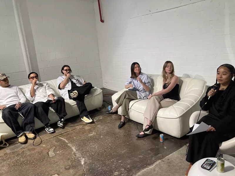 Image: Jessie Ponce, Orlando Pelagio, Racan Alhoch, Devon McConville, Shelby Ramirez and Nisa Lucas got candid at the Community Rooted panel event.