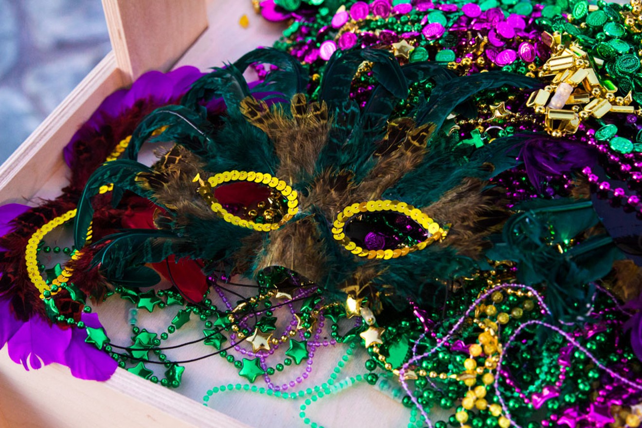 Celebrate Mardi Gras on the outdoor terrace of the Grill Kitchen and Bar.