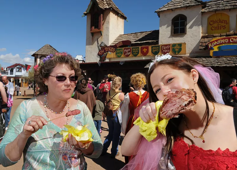 Image: There's plenty to eat at the festival.