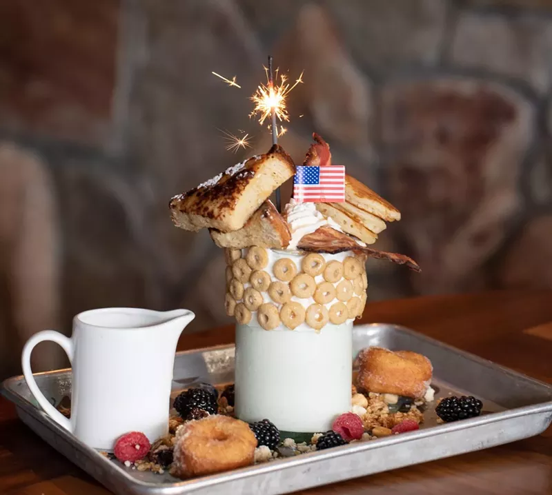 Image: The All American Breakfast Shake from Hotel Valley Ho's ZuZu is available all of July.