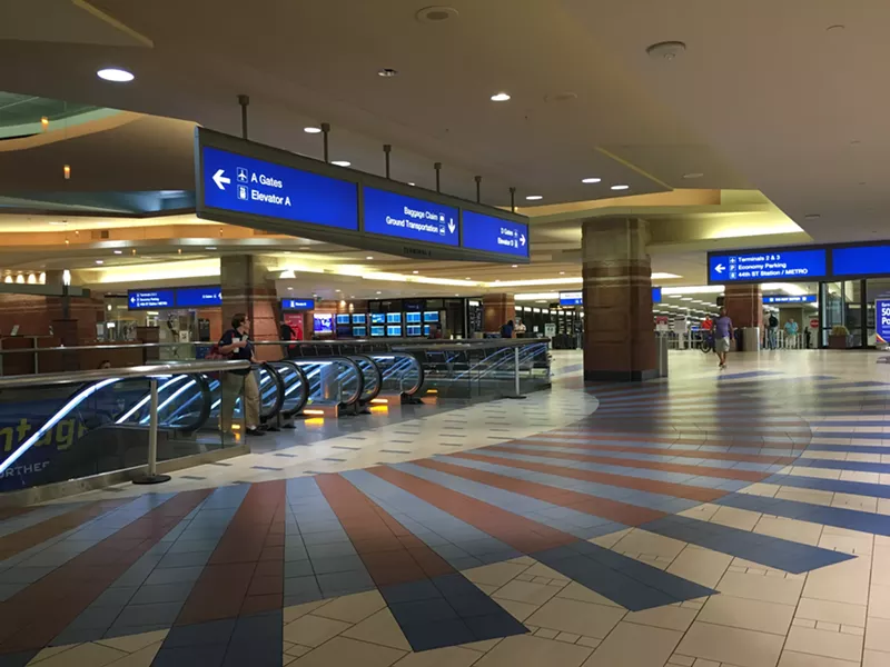 Image: One of several terrazzo floor designs at Phoenix Sky Harbor International Airport.