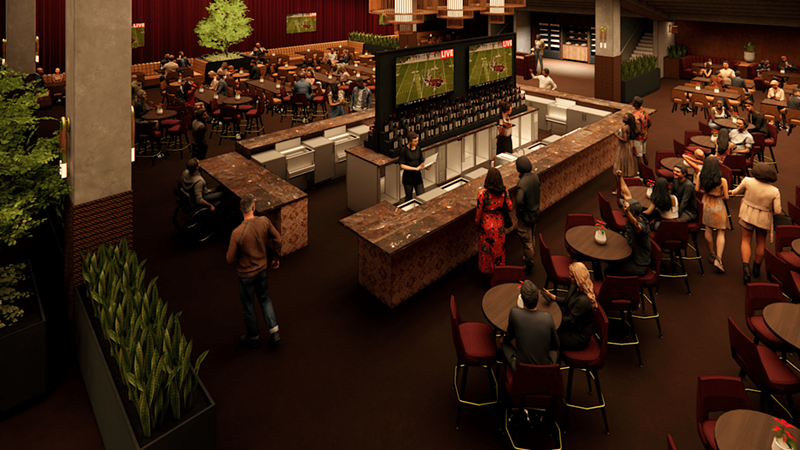 Image: Casa Roja at the Fifty is set to debut at State Farm Stadium for the 2025 NFL season. It's the latest luxury dining option at Valley sports venues.