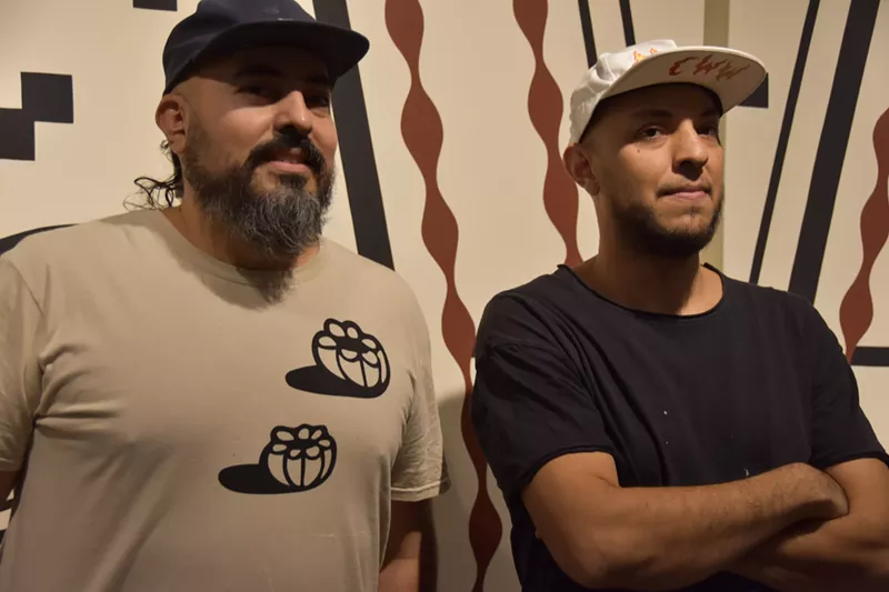 Image: Gabriel (left) and Isaac Fortoul at Phoenix Art Museum.