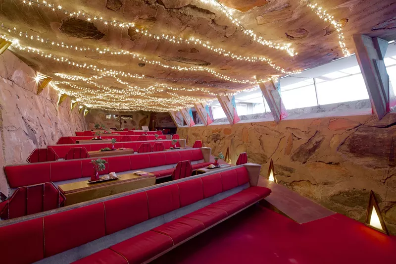 Image: This Wednesday, you can watch a documentary about Frank Lloyd Wright's life while lounging in his personal theater.