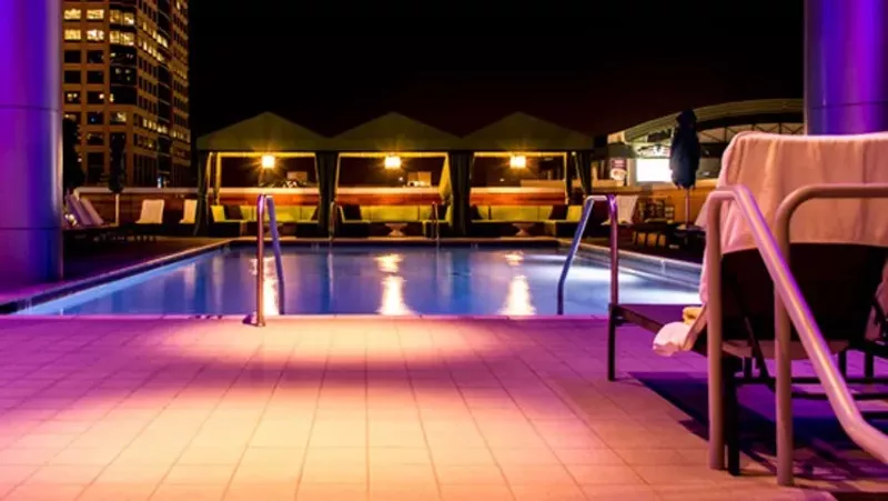 Image: Splash in the pool, soak up the sun, or take a seat at the bar.