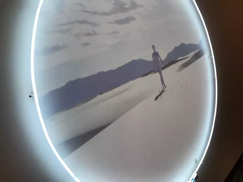 Image: See the light with this work by Lily Montgomery and Krista Davis at ASU’s Harry Wood Gallery.