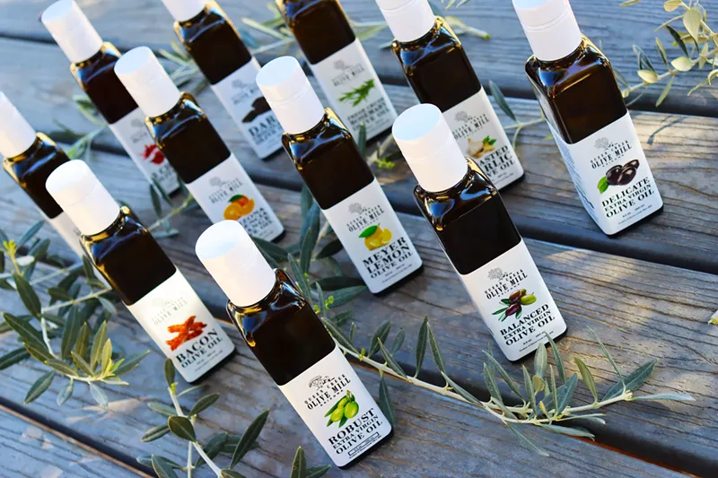 Image: The Queen Creek Olive Mill's extra virgin olive oils include straightforward and flavored varieties.