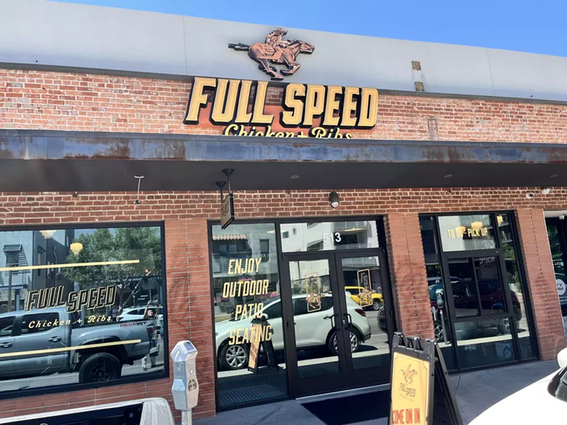Image: Full Speed Chicken & Ribs, the new concept from Little Miss BBQ, opened on Roosevelt Row in late April.