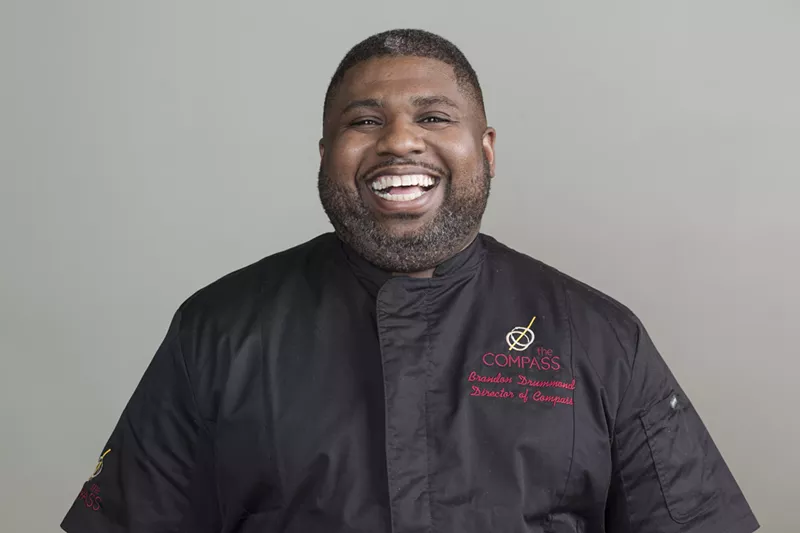 Image: Chef Brandon Drummond is the new Director of Operations at the revamped Compass Lounge and Restaurant.