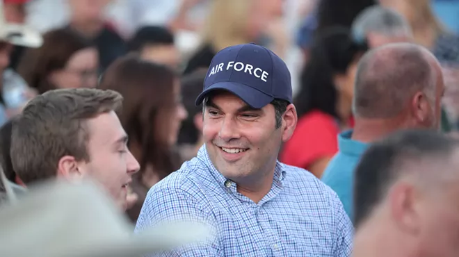 rodney glassman in an "air force" hat