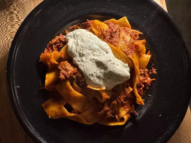 Image: Industry Standard serves a globally inspired menu of shareable plates, such as the Lamb Pasta. The dish infuses a classic ragu with North African and Middle Eastern flavors.