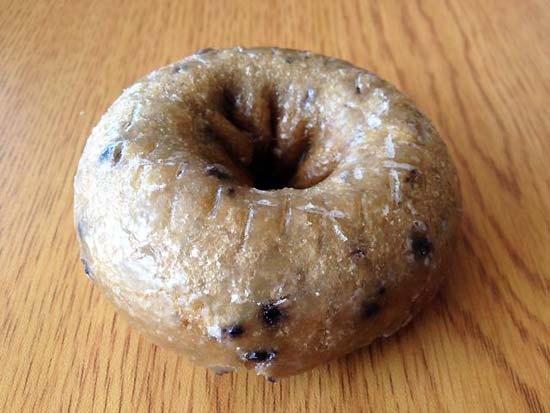 Blueberry cake doughnut