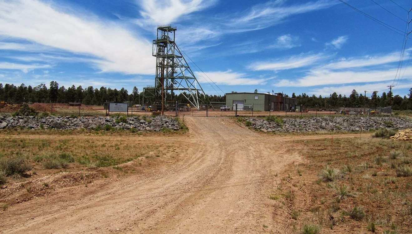 The Canyon Uranium Mine in 2013.
