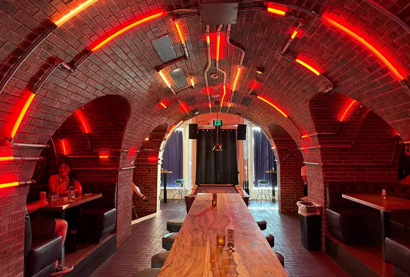 Image: Inside Devil's Hideaway.