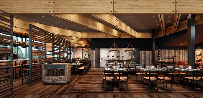 Image: Barnwood will be a full-service, upscale restaurant in a rustic setting at Great Wolf Lodge Arizona.