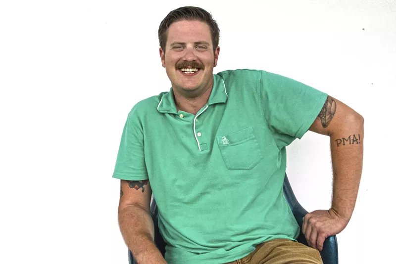 Image: #GreenShirtGuy is taking his newfound internet fame in stride.