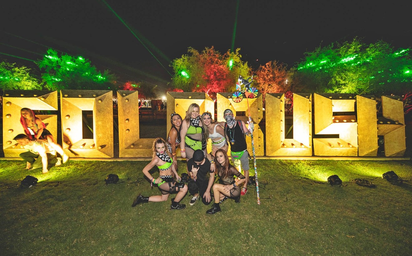 Goldrush attendees at a previous edition of the annual electronic dance music festival.
