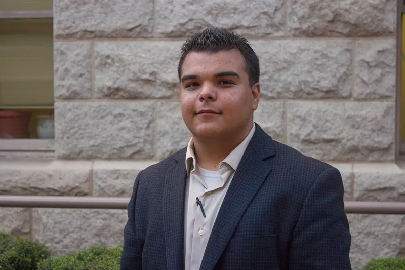 Image: Jacob Martinez, a 16-year-old at Dobson High, says that the Republican Party risks alienating his generation if they don't take action on gun reform.