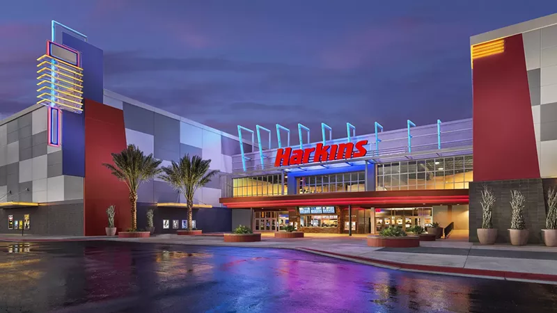 Image: A movie theater.