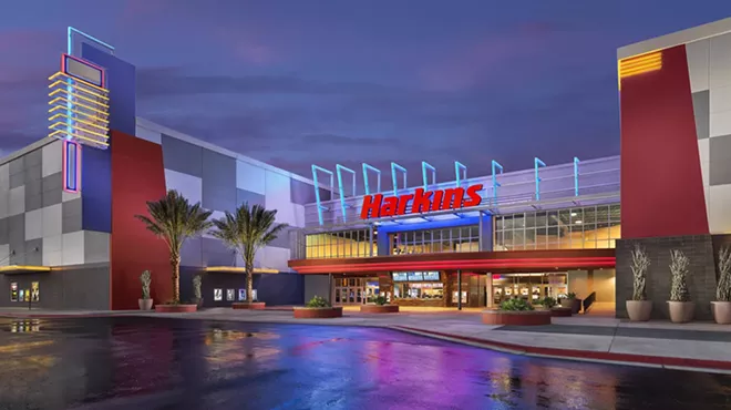 A movie theater.