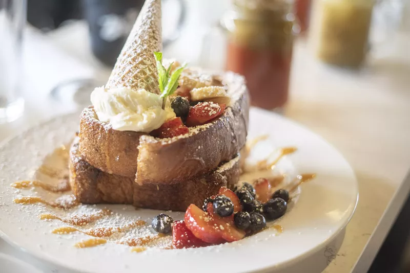 Image: The Banana Split Brioche at Hash Kitchen tastes better than the ice cream treat.