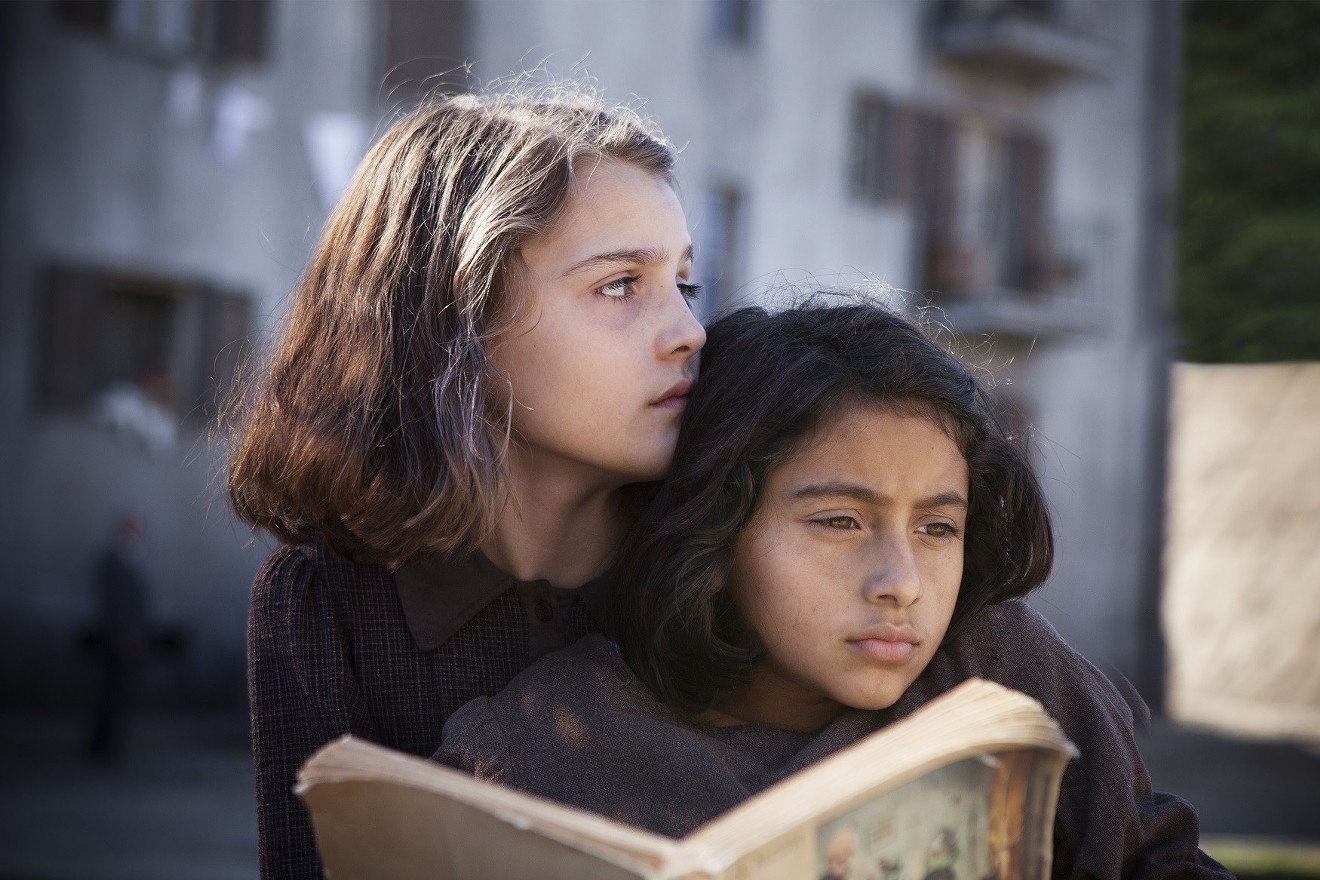 Elisa Del Genio (left) plays Elena Greco and Ludovica Nasti is Lila Cerullo in My Brilliant Friend, HBO’s adaptation of  Italian author Elena Ferrante’s best-selling novel about two girls who grow up poor in Naples in the 1950s.