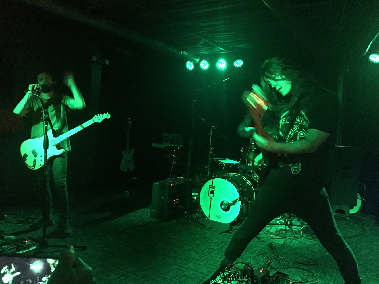HEALTH playing Rebel Lounge in 2016.