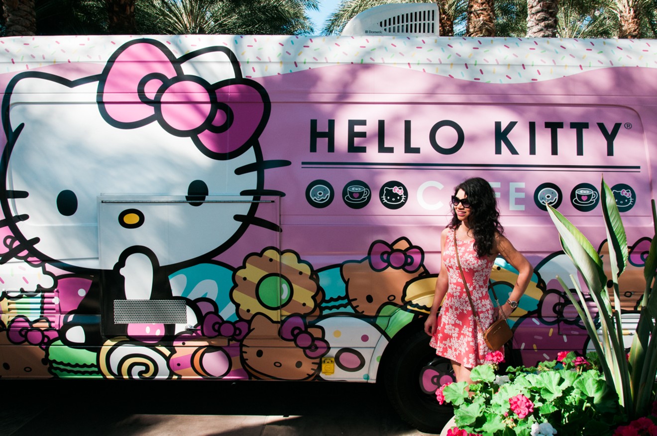 The Hello Kitty Cafe truck during at 2016 appearance in Scottsdale.