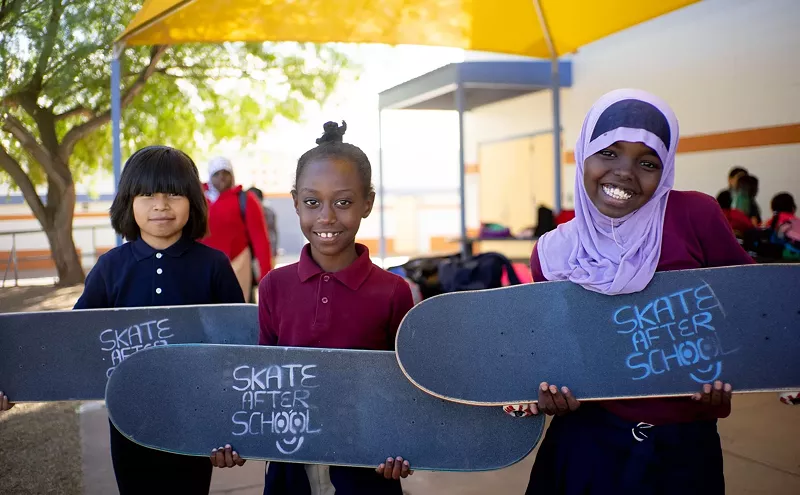 Image: Help Phoenix Kids Get Rolling Via Cowtown Skateboards' Annual Skateboard Angel Program