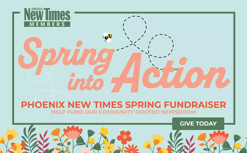 Image: Help Phoenix New Times raise $5,000 in our spring member drive