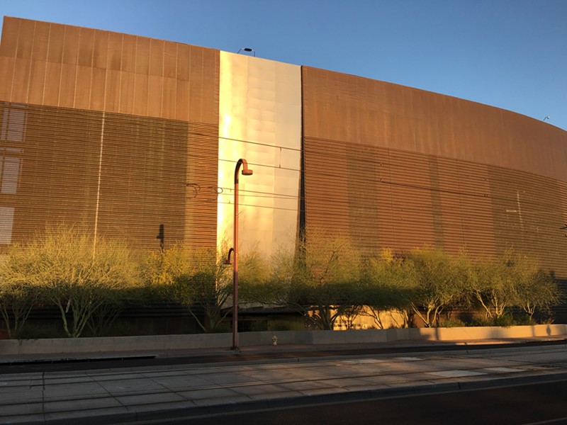 Looking east across Burton Barr Central Library in Phoenix earlier in 2017.