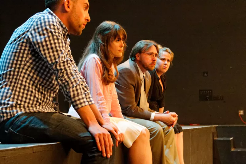 Image: Andrew Morton, Amy Jensen, Jeremy Winchester, and Emily Goodridge.