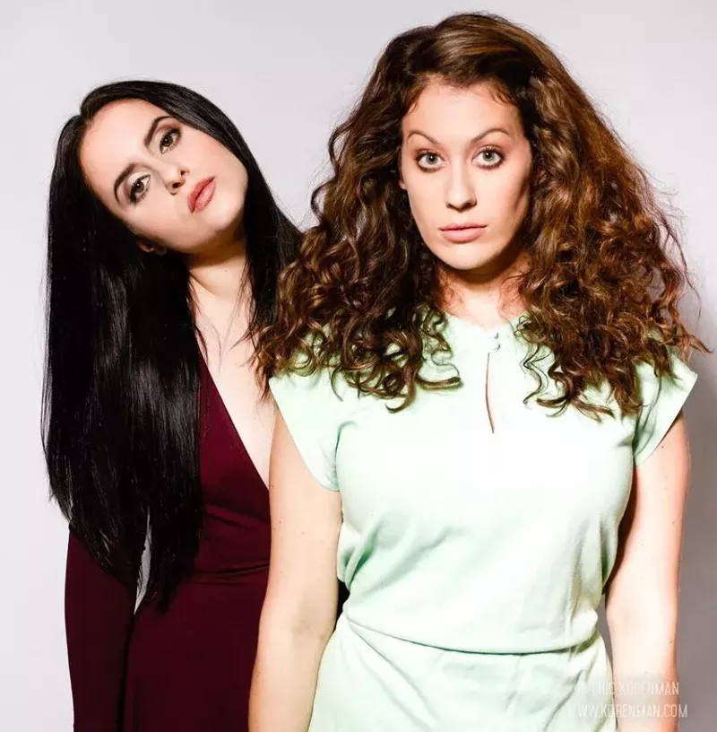 Image: Corinne and Krystyna from the Guys We F****d podcast.
