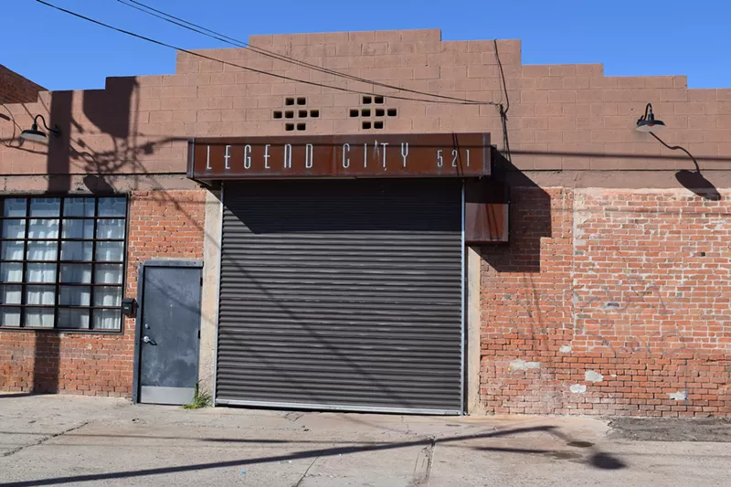 Image: Legend City Studios, site of the annual "Chaos Theory" exhibition.
