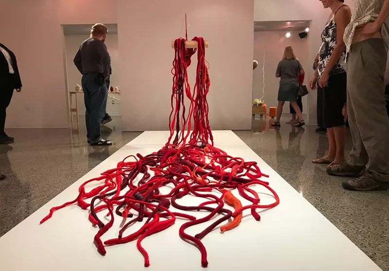 Image: We spotted Saskia Jordá's Lineage at Eric Fischl Gallery.