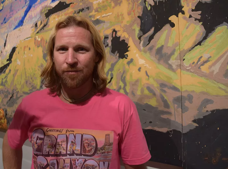 Image: Artist and "Chaos Theory" organizer Randy Slack.