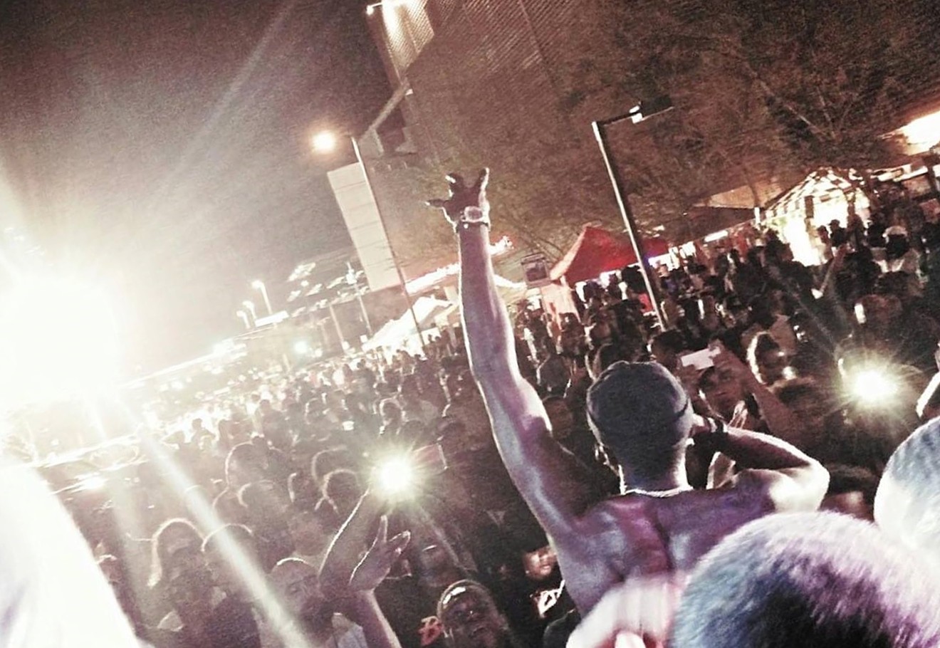 Will Claye performs at last year's Arizona Hip-Hop Festival in downtown Phoenix