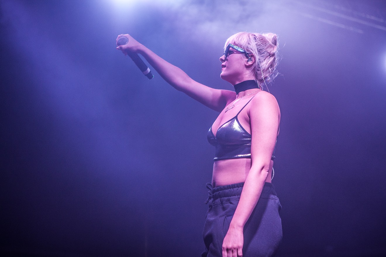 Bebe Rexha performing at the W Scottsdale in 2016.
