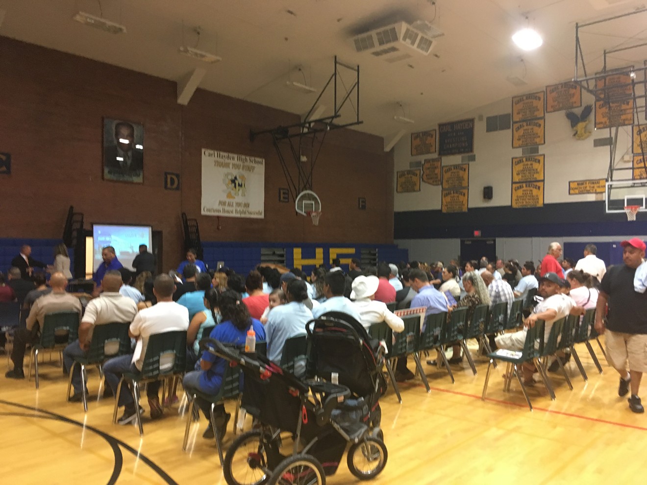 The Maricopa County Sheriff's Office hosted a community forum to hear comments and complaints from citizens. It was a full house.