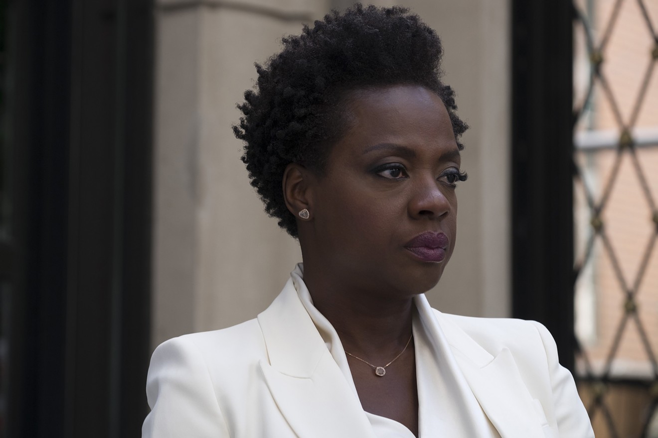 Viola Davis plays Veronica in Steve McQueen’s Widows, a heist film set in Chicago in which a group of four women plot and plan their way to a sweep of millions of dollars.