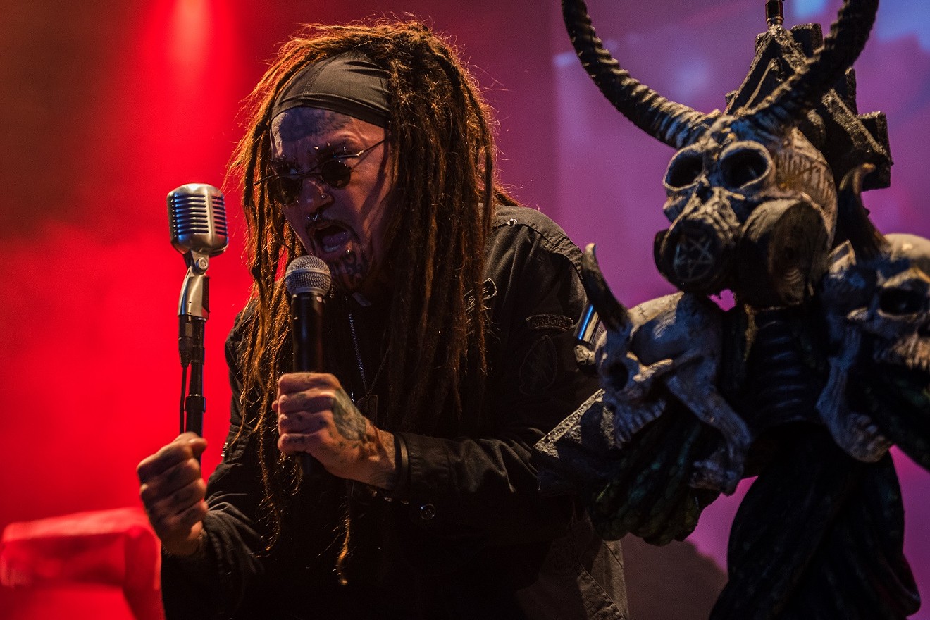 Al Jourgensen of Ministry and his evil twin, Loki.