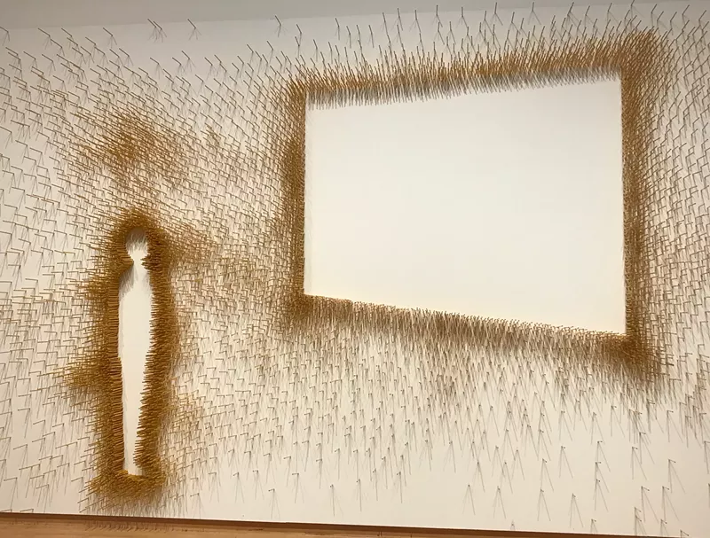 Image: See work by José Damasceno (detail shown above) at Phoenix Art Museum.