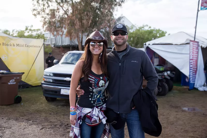 Image: Fans eager for Country Thunder.