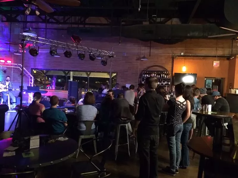 Image: Open Mic Night at Talebu Coffee and Wine Cafe.