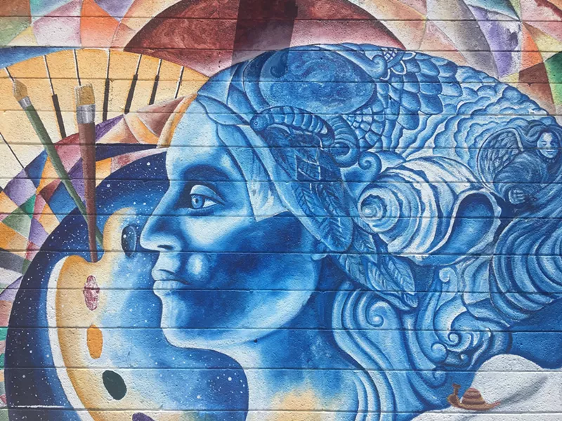 Image: Antonio Paso mural created for Art Awakenings, which is looking for work for a community art show.