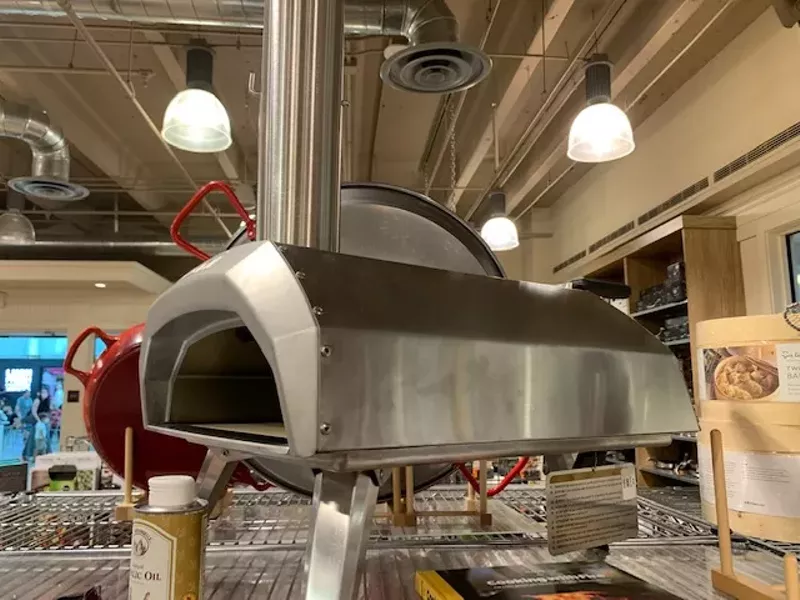 Image: A pizza oven at Sur La Table.