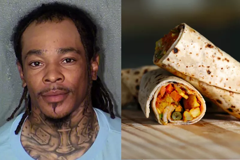 Image: Timothy Bell and a burrito