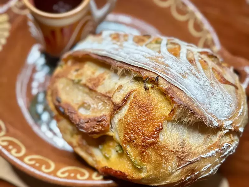 Image: Andres Candough's Doughvine Bread's offerings include the fan-favorite Jalapeno Cheddar loaf.
