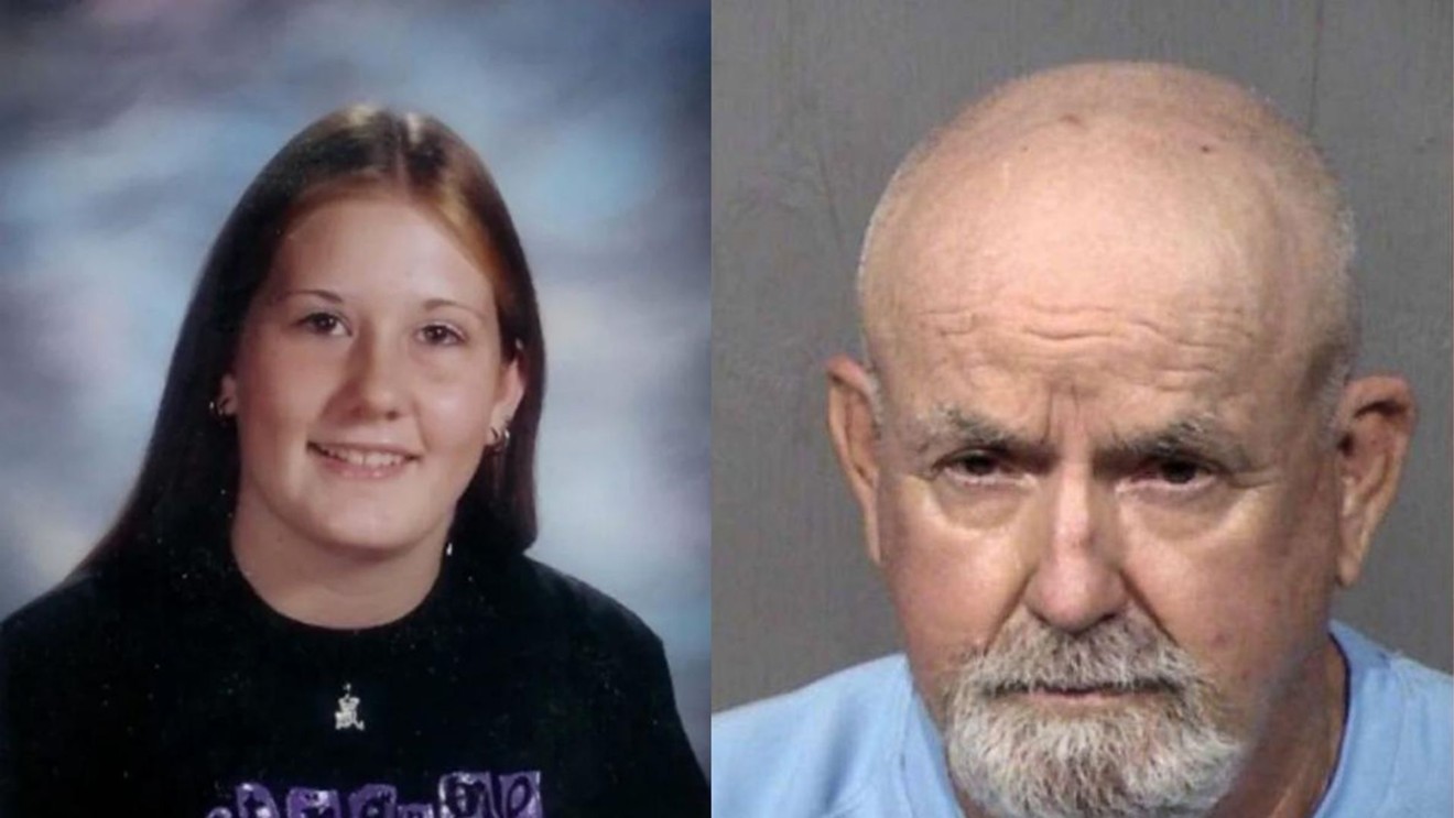 Alissa Turney's school photo (left) and Michael Turney's mugshot.